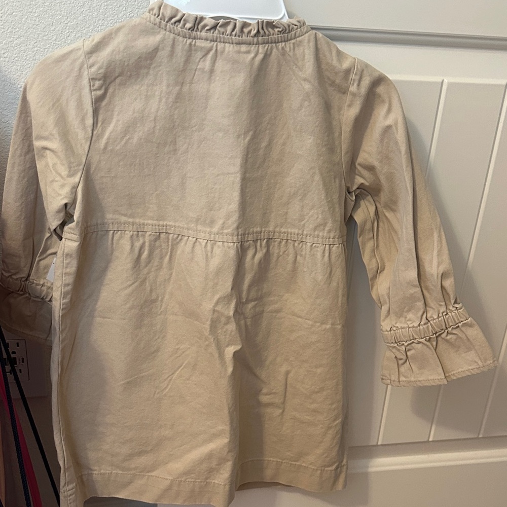 GAP Kids Tan Ruffle Collar Jacket - Picture 5 of 5